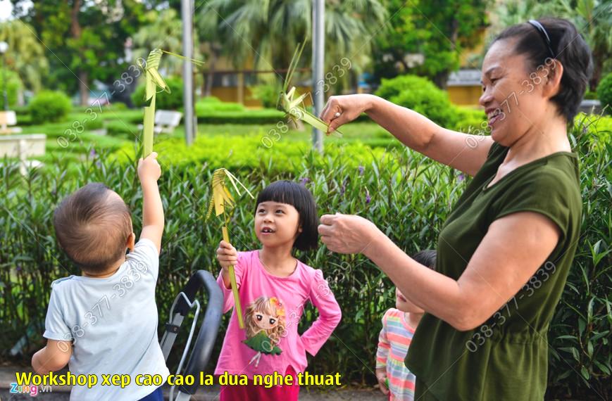 Workshop xep cao cao la dua nghe thuat