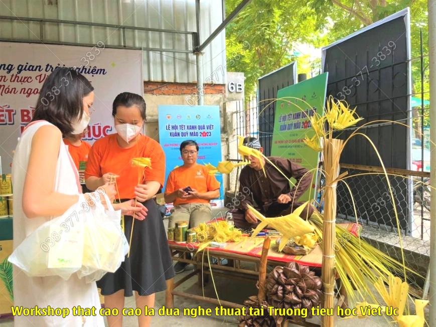 Workshop that cao cao la dua nghe thuat tai Truong tieu hoc Viet Uc