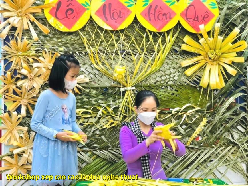 Workshop xep cao cao la dua nghe thuat