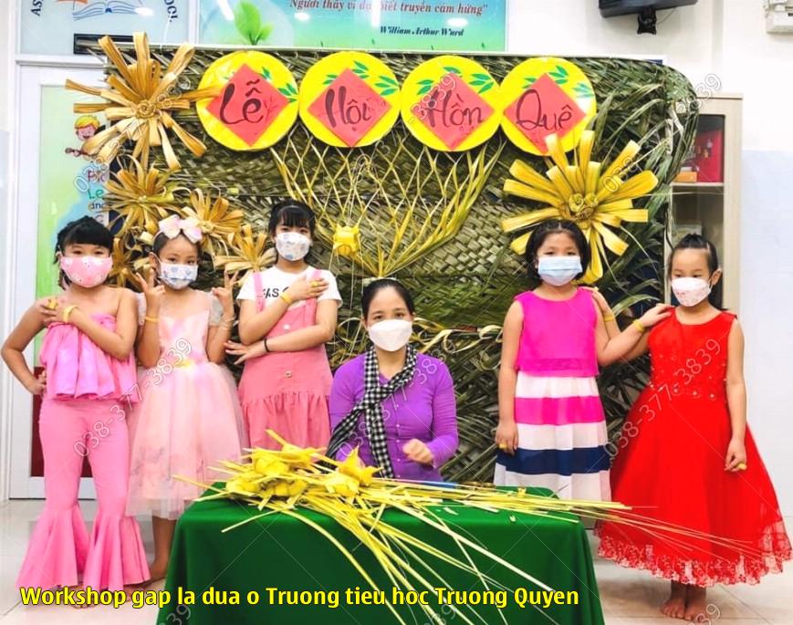 Workshop gap la dua o Truong tieu hoc Truong Quyen