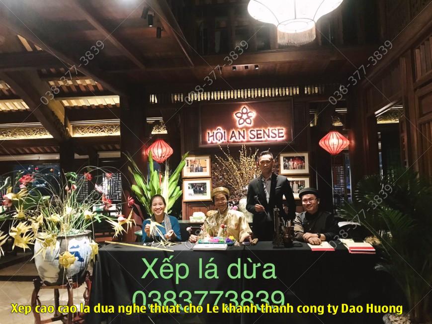 Xep cao cao la dua nghe thuat cho Le khanh thanh cong ty Dao Huong