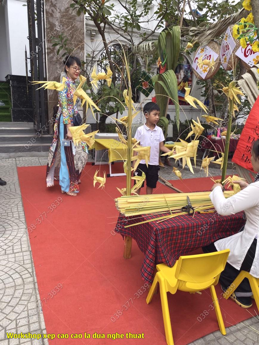 Workshop xep cao cao la dua nghe thuat